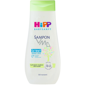 HiPP Babysanft Jemný šampon na vlasy s přírodním výtažkem z mandlí pro děti 200 ml