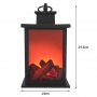 ImPap Lampa s efektem hořícího krbu Led světlo 24,5 x 14 cm