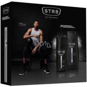 Str8 Rise deodorant sprej pro muže 150 ml + sprchový gel 250 ml, kosmetická sada