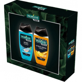 Palmolive Men Sport 3v1 sprchový gel 250 ml + Citrus Crush 3v1 sprchový gel 250 ml, kosmetická sada