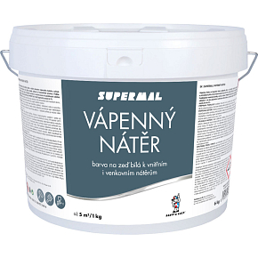 Supermal vápenný nátěr 6 kg Supermal vápenný nátěr 6 kg
