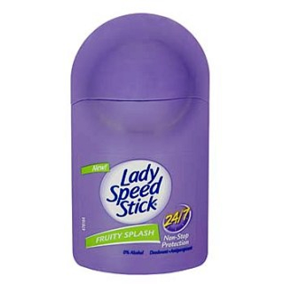 Lady Speed Stick 24/7 Fruity Splash kuličkový antiperspirant deodorant roll-on pro ženy 50 ml