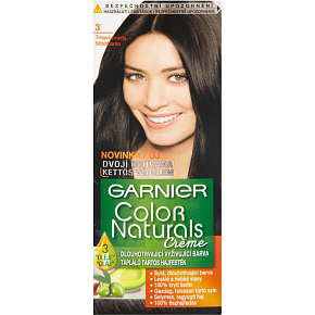 Garnier Color Naturals Creme barva na vlasy, odstín tmavě hnědá 3 Garnier Color Naturals Creme barva na vlasy, odstín tmavě hnědá 3