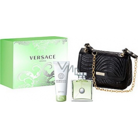 Versace Versense toaletní voda 100 ml + tělové mléko 100 ml + kabelka, dárková sada pro ženy