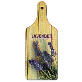 Bohemia Gifts Dekorativní prkénko Lavender Provence s originálním potiskem 28 x 12 cm