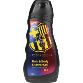 FC Barcelona 2 v 1 sprchový gel a šampon 300 ml