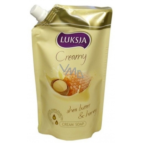 Luksja Creamy Honey & Oat Milk tekuté mýdlo náhradní náplň 400 ml
