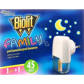 Biolit Family Elektrický odpařovač proti komárům 27 ml