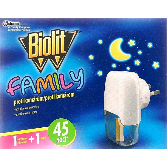 Biolit Family Elektrický odpařovač proti komárům 27 ml