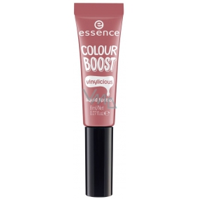 Essence Colour Boost Vinylicious tekutá rtěnka 04 Woody Rosy 8 ml