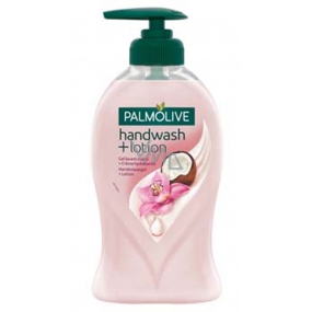 Palmolive Orchid & Coconut Milk Handwash + Lotion tekuté mýdlo s dávkovačem 250 ml