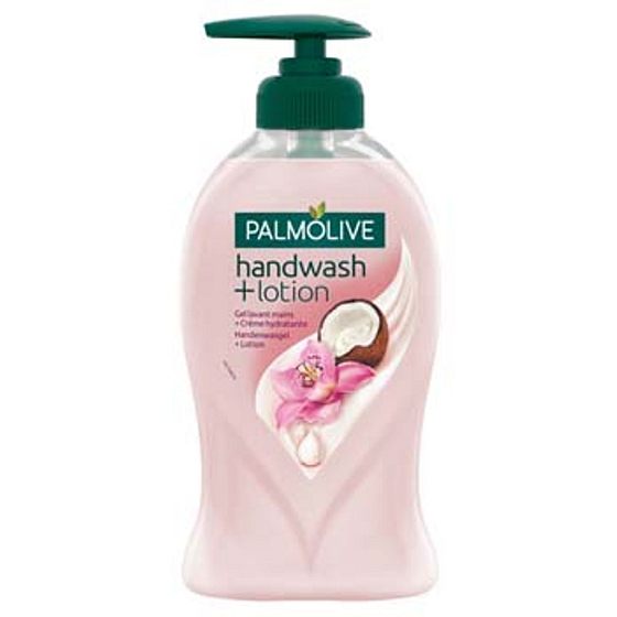 Palmolive Orchid & Coconut Milk Handwash + Lotion tekuté mýdlo s dávkovačem 250 ml
