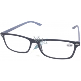 Berkeley Čtecí dioptrické brýle +1,5 černé šedé stranice 1 kus MC2135
