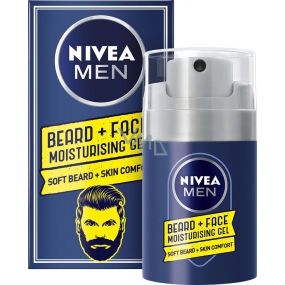 Nivea Men Beard + Face hydratační gel na tvář a vousy 50 ml