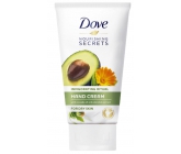 Dove Nourishing Secrets Povzbuzující Rituál Avokádový olej + extrakt z měsíčku lékařského krém na ruce pro suchou pokožku 75 ml