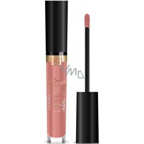 Max Factor Lipfinity Velvet Matte Lipstick tekutá matná rtěnka 015 Nude Silk 4 ml