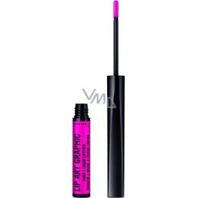 Rimmel London Lip Art Graphic konturovací tužka + tekutá rtěnka 2v1 870 Own Your Power 1,8 ml