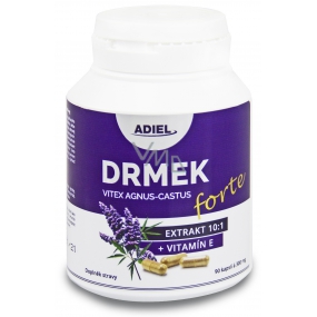 Adiel Drmek Forte s vitamínem E ulevuje při premenstruačním syndromu, vhodný ženám v období menopauzy 90 kapslí