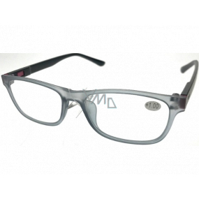 Berkeley Čtecí dioptrické brýle +1,5 plast šedé, černé postranice 1 kus MC2184