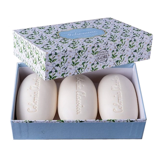 Antico Saponificio Gori Gelsomino Jasmin ručně vyráběné italské mýdlo 3 x 180 g