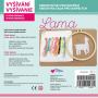 Ditipo Kreativní set pro dospělé - Vyšívání Lama 22 x 22 x 2,5 cm