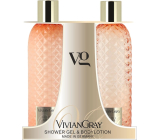 Vivian Gray Neroli a Ambra luxusní sprchový gel 300 ml + luxusní tělové mléko 300 ml, kosmetická sada