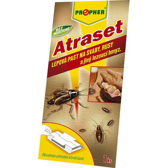 Atraset Lepová past na šváby, rusy a lezoucí hmyz, 1 ks