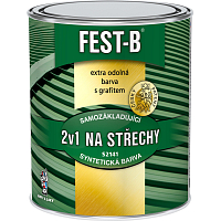 FEST-B S2141, antikorozní nátěr na železo, 0101 světle šedý, 800 g