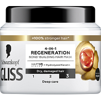Schwarzkopf Gliss Total Repair regenerační maska 4v1 pro suché a poškozené vlasy, 400 ml