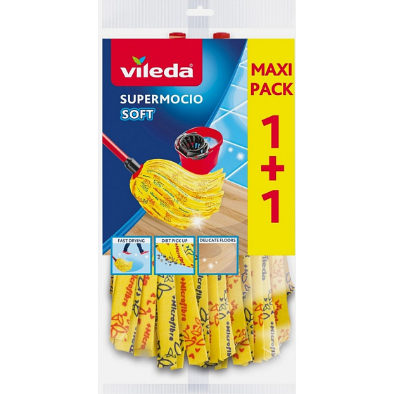 Vileda SuperMocio Soft náhrada k mopu 2 ks
