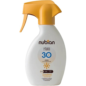 Nubian Mléko na opalování SPF 30 Sprej 225 ml