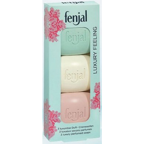 Fenjal Luxusní mýdlo Sada 3 x 100 g