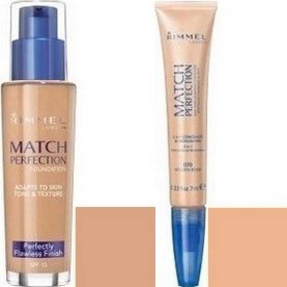 Rimmel London Match Perfection make-up 200 30 ml + korektor 030 7 ml