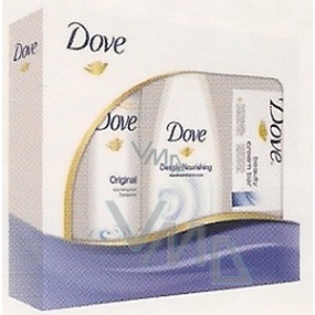 Dove Original deodorant sprej 150 ml + sprchový gel 250 ml + mýdlo 100 g, kosmetická sada