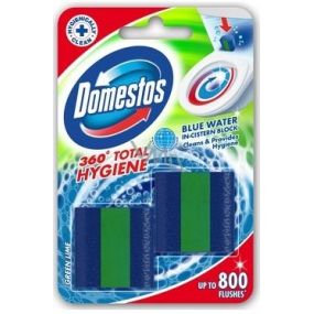 Domestos 360 Total Hygiene Green Lime cisternový Wc blok 2 x 50 g