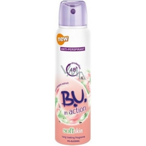 B.U. In Action Soft Skin antiperspirant deodorant sprej pro ženy 150 ml
