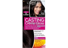 Loreal Paris Casting Creme Gloss barva na vlasy 100 temně černá