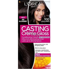 Loreal Paris Casting Creme Gloss barva na vlasy 100 temně černá