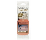 Yankee Candle Pink Sands - Růžové písky Classic vonná visačka do auta papírová 12 g