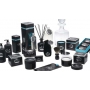 Castelbel Black Edition sprchový gel 100 ml + toaletní voda 10 ml + tělové mléko 100 ml + toaletní mýdlo 40 g + ručníček 30 x 32 cm + uzavíratelný obal, cestovní kosmetická sada pro muže