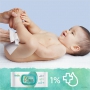 Pampers Pure Aqua vlhčené ubrousky z bio bavlny, bez alkoholu a parfemace pro děti 3 x 48 kusů