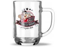 Nekupto Hobby pivní sklenice Počítačový maniak 500 ml