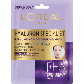 Loreal Paris Hyaluron Specialist hydratační textilní pleťová maska 30 ml