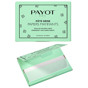 Payot Pate Grise Papiers Matifiants SOS brillance zmatňující papírky, pohltí přebytečný maz a okamžitě zmatní pleť 50 kusů