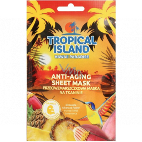 Marion Tropický ostrov Hawaii Paradise textilní pleťová maska proti vráskám 1 kus