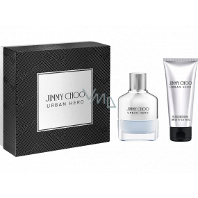 Jimmy Choo Urban Hero parfémovaná voda pro muže 50 ml + sprchový gel 100 ml, dárková sada