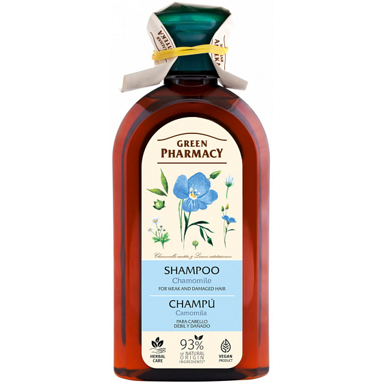 Green Pharmacy Heřmánek šampon pro oslabené a poškozené vlasy 300 ml