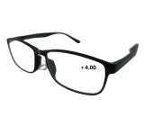 Berkeley Čtecí dioptrické brýle +4 plast černé 1 kus MC2269
