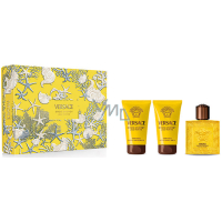 Versace Eros Energy Pour Homme parfémovaná voda 50 ml + balzám po holení 50 ml + sprchový gel 50 ml, dárková sada pro muže