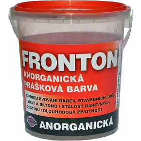 Fronton prášková barva do stavebních směsí malt a betonů, 0281 tmavě hnědá, 800 g